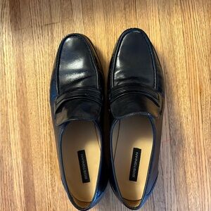 Bostonian Black Leather Loafers for Men